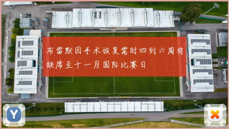 布雷默因手术恢复需时四到六周将缺席至十一月国际比赛日