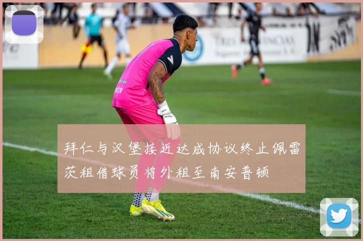 拜仁与汉堡接近达成协议终止佩雷茨租借球员将外租至南安普顿